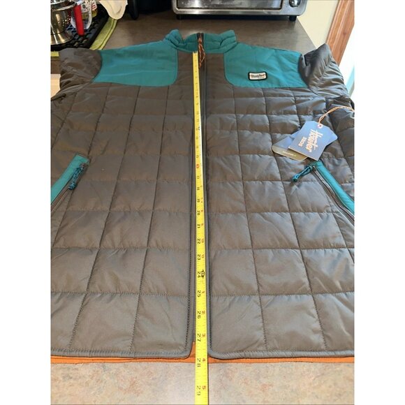 Howler Bros Men's Merlin Jacket Gravel/Ultramarine Puffer Quilted Soft Shell XXL - Picture 6 of 16